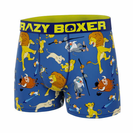 Crazy Boxer Disney The Lion King Characters All Over Print Men's Boxer Briefs