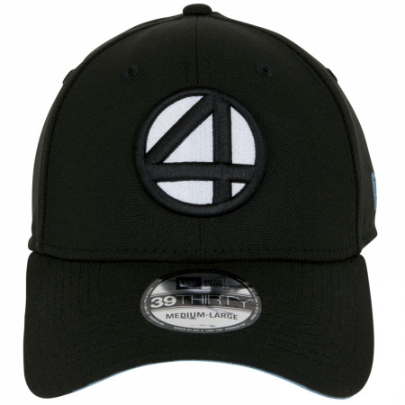 Fantastic 4 Logo Black and Blue Panels New Era 59Fifty Fitted Hat