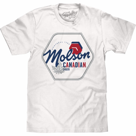 Molson Canadian Lager Hexagon Logo T-Shirt
