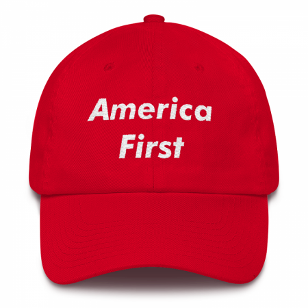 America First Red Dad Hat