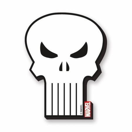 Marvel Comics Punisher Logo Wooden Cut-Out Magnet