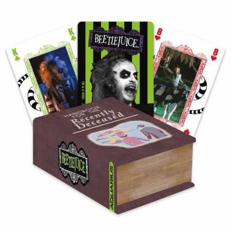 Beetlejuice Deck of Playing Cards in Book Package