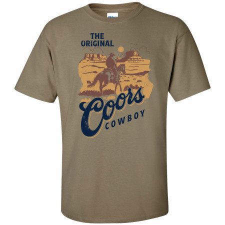 Coors The Original Cowboy Brown Sand Colorway T-Shirt