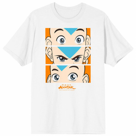 Avatar: The Last Airbender Aang Expressions Grid T-Shirt