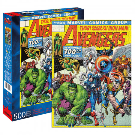 Avengers 100th Issue Comic Cover 500 Piece Puzzle