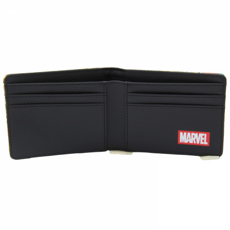 Avengers Hulk Spider-Man and Captain America Slimfold Wallet