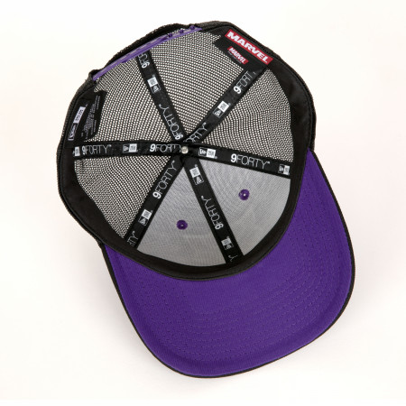 New Era 9Forty Dallas Cowboys Glitter Metallic Purple Mesh Back Trucker Hat  Cap