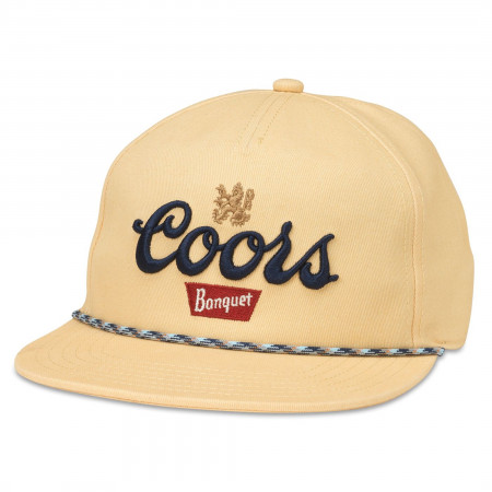 Coors Banquet Logo Embroidered Adjustable Patterned Rope Hat