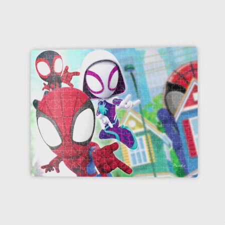 Spidey & his Amazing Friends 3D Lenticular 200pc Jigsaw Puzzle
