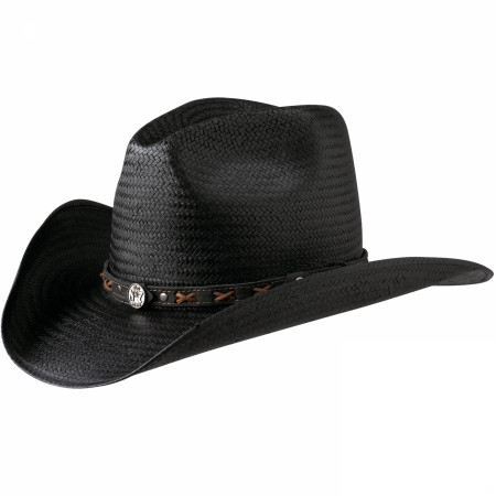 Jack Daniels No.7 Black Straw Cowboy Hat
