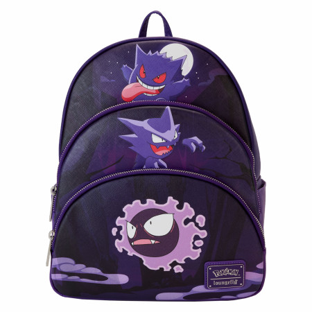Pokemon Gengar Evolution Line Mini Backpack By Loungefly