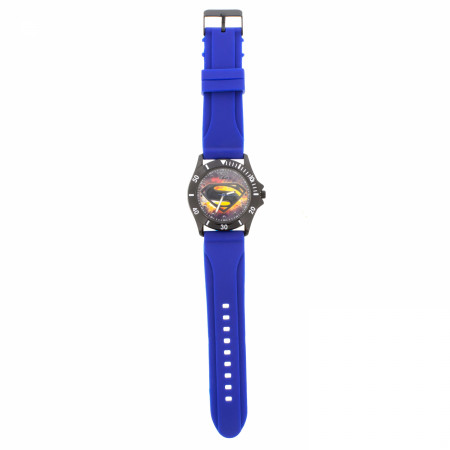 Superman Colorful Logo Analog Watch