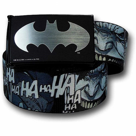 Joker Dark Knight Returns Laugh Kids Youth Web Belt