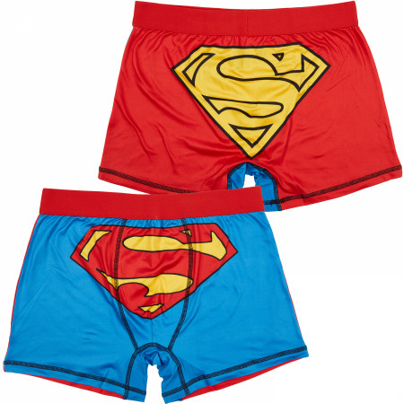 Superman Logo Character Armor Cosplay Men's Underwear Boxer Briefs