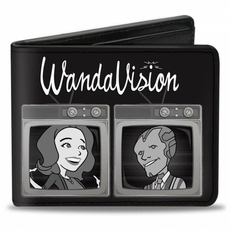 Marvel Studios WandaVision Series Television Black-in-White or Color Bi-Fold Wallet