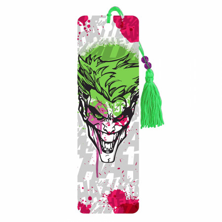 Joker Character Hahaha Graffiti Splatter Bookmark