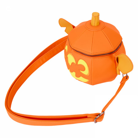 Lilo and Stitch Glow-In-The-Dark Pumpkin Crossbody Bag by Loungefly