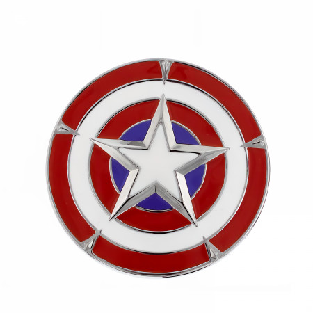 Captain America 3D Star Shield Belt Buckle