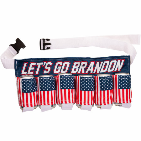 Let's Go Brandon Patriotic Meme Beer Belt