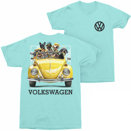 Volkswagen Dog Day's Front and Back Print T-Shirt