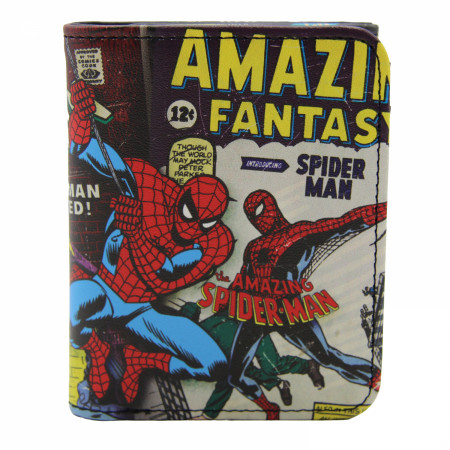 Spider-Man Amazing Fantasy Trifold Wallet in Collectors Tin