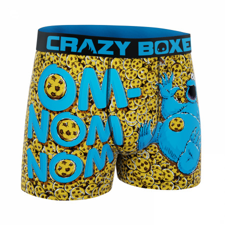 Crazy Boxers Sesame Street Cookie Monster Om-Nom Nom Boxer Briefs