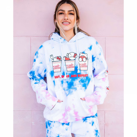 Hello Kitty x Cup Noodles Color Splotch Hoodie
