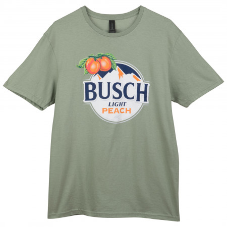 Busch Light Peach Logo Green Colorway T-Shirt