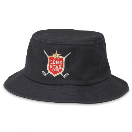Lone Star Beer Logo Patch Bucket Hat