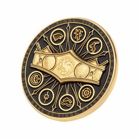 House of The Dragon Golden Crown Pin