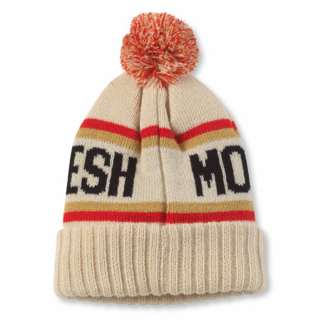 Rainier Beer Mountain Fresh Cuffed Knit Beanie with Pom