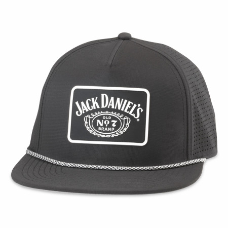 Jack Daniel's Old No. 7 Logo Rubber Patch Snapback Hat