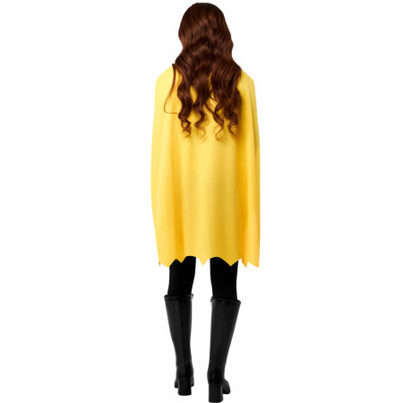 Batgirl Costume Top with Cape and Mask