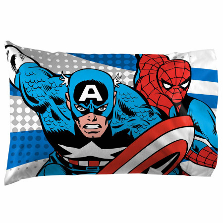 Avengers Retro 4-Piece Full Sheet Set