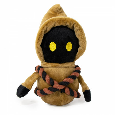 Star Wars Jawa Standing Pose with Rope Bandolier Dog Squeaker Toy