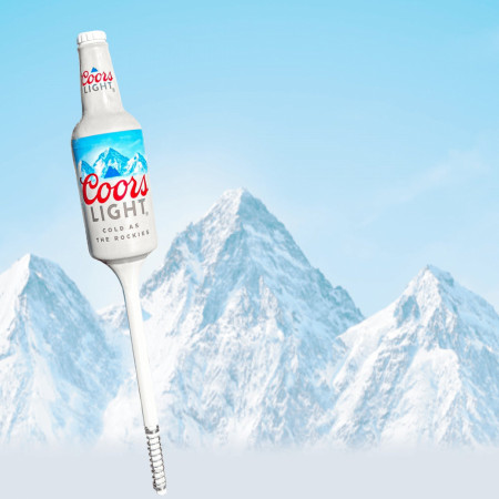 Coors Light Bottles Cold as The Rockies Bobbers for Fishing 3 Pack
