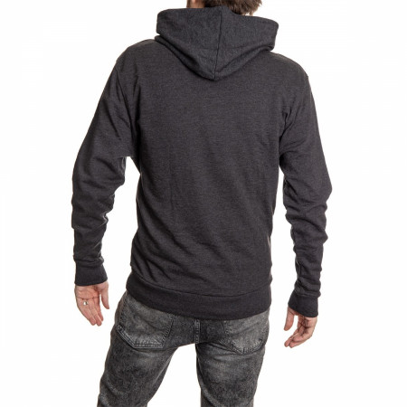 Corona Extra Washed Label Grey Hooded Sweatshirt