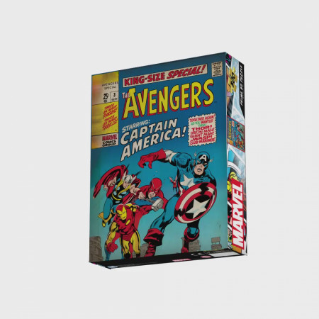 Avengers Starring Captain America! 3D Lenticular 300pc Jigsaw Puzzle