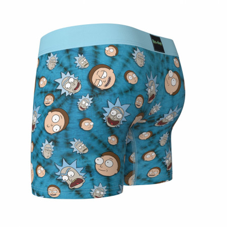 Rick and Morty Tie Dye Madness SWAG Boxer Briefs