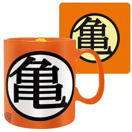 Dragon Ball Z Goku Symbol Mug and Coaster Set