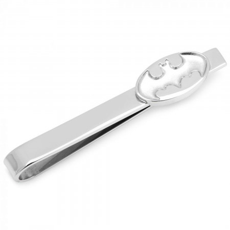 Batman Stainless Steel Recessed Shield Tie Bar