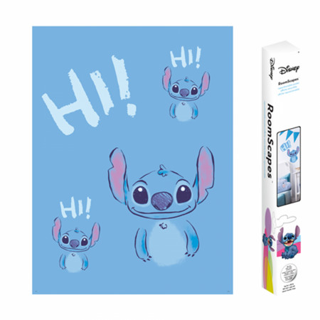 Disney Stitch Character Hi! Concept Art Style RoomScapes Wall Decal