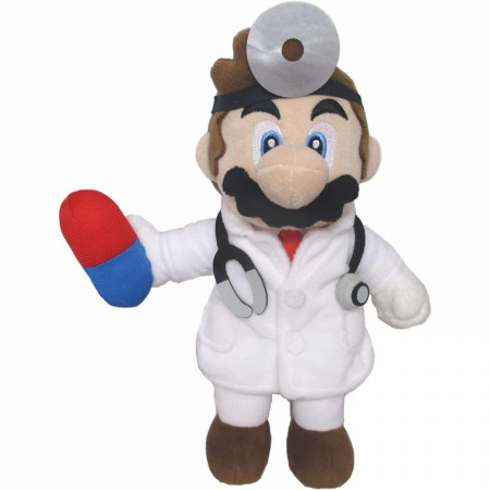 Super Mario Bros. Doctor Mario 10" Plush Figure