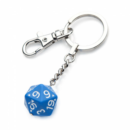 Dungeons & Dragons Classic D20 Steel Keychain