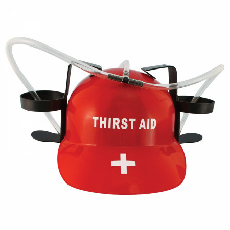 Thirst Aid Beer Drinking Hat