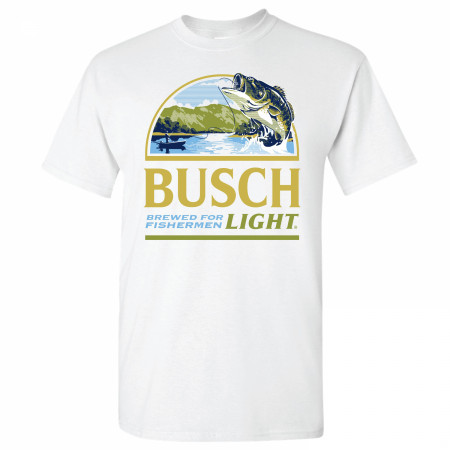 Busch Light Brewed For Fishermen White Colorway T-Shirt