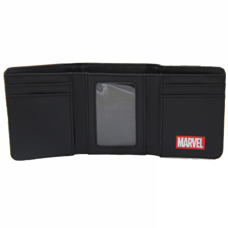 The Amazing Spider-Man Swinging from The Pages Trifold Wallet