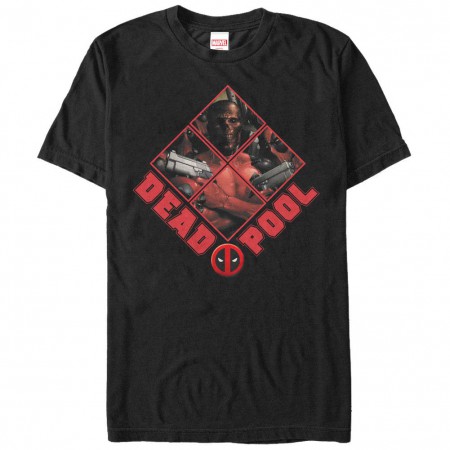 Deadpool Dead Gang Black Mens T-Shirt