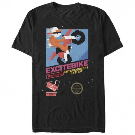 Nintendo Excitebike Black T-Shirt
