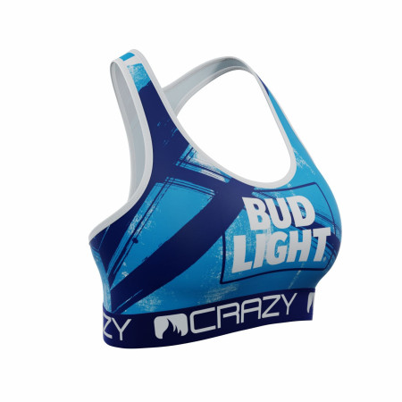 Bud Light Sporty Logo Racerback Sports Bra